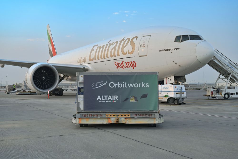 Emirates flies UAE's first AI satellite to US