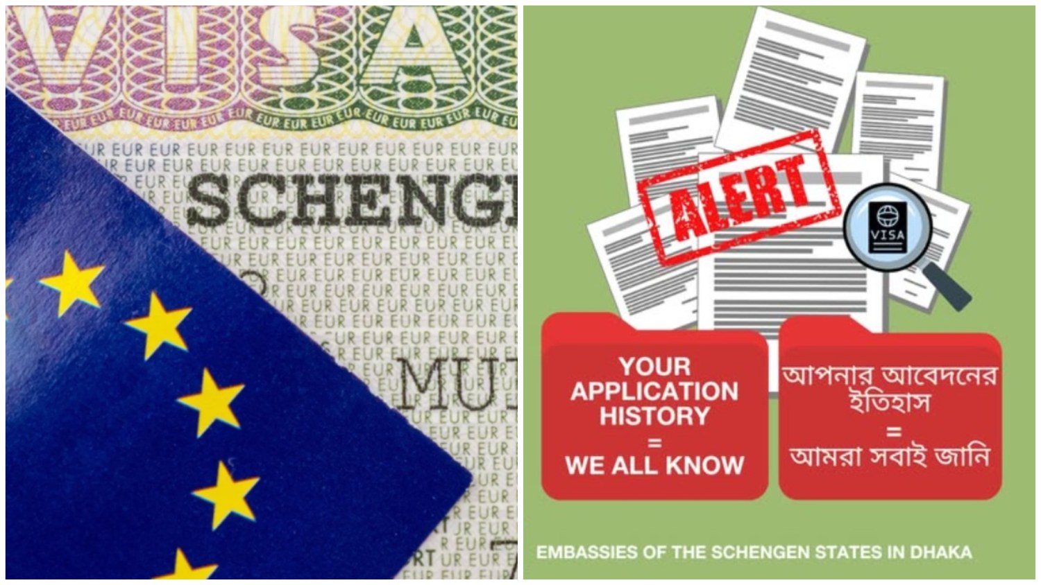 Schengen embassies warn visa applicants against falsifying travel histories