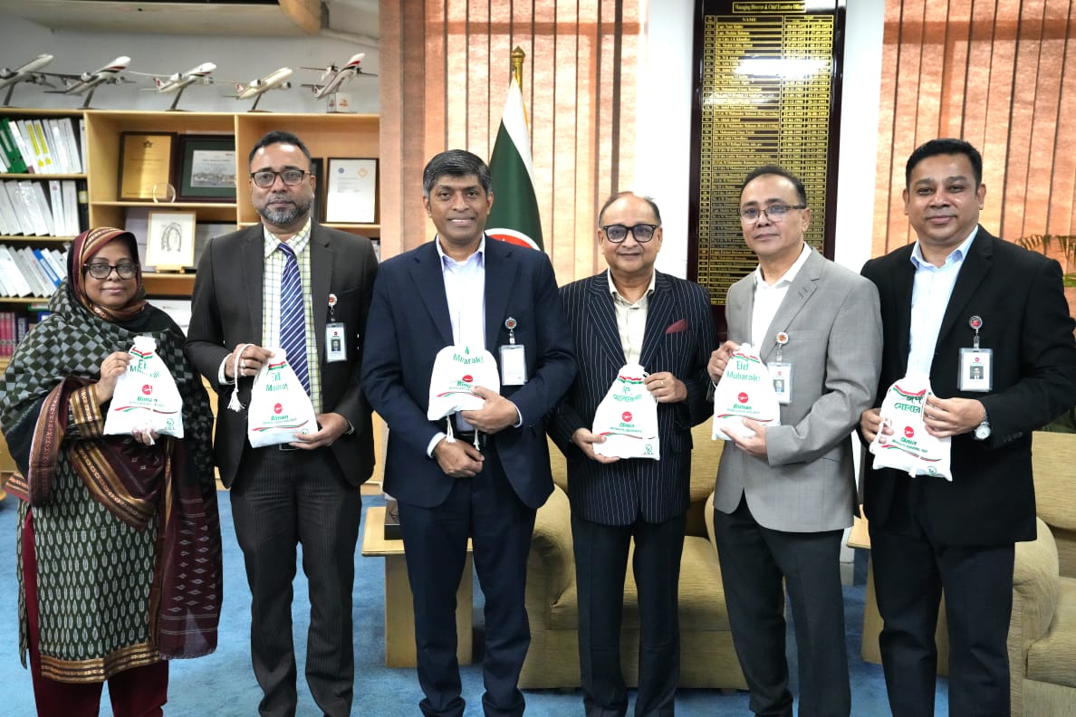 Biman arranges gifts and special meals for passengers on Eid-ul-Adha