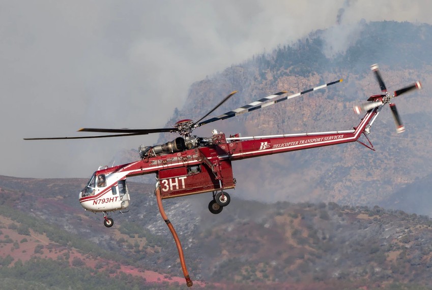Two killed in helicopter crash fighting wildfire in US state of Utah
