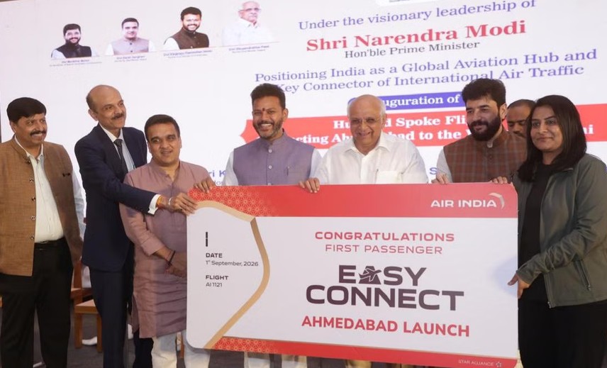 Air India launches 'Easy Connect' flights from Ahmedabad