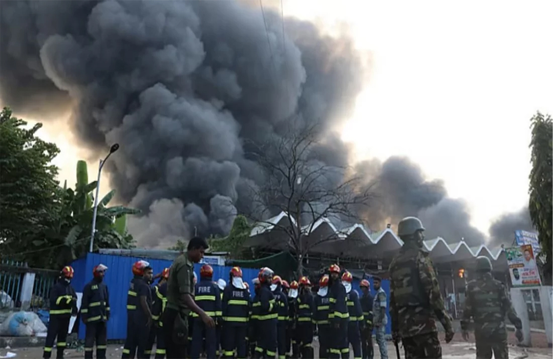 Fire at Dhaka airport’s cargo section almost under control