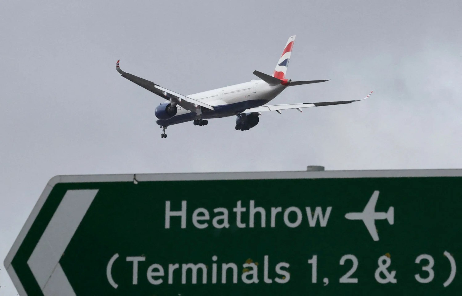 London Heathrow airport traffic dips due to Mideast war