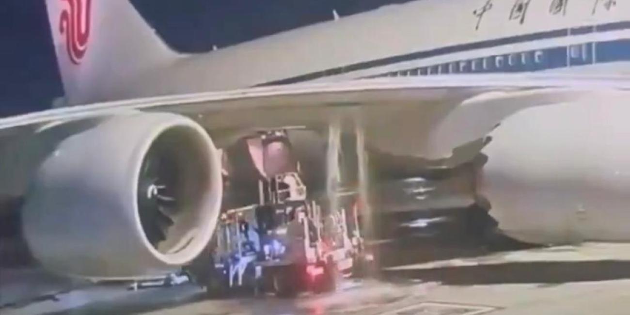 Air China Boeing 747 grounded in New York following gate refuelling incident