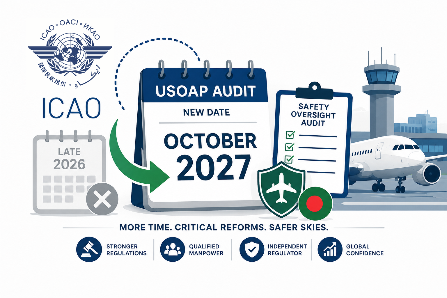 ICAO Audit Pushed to October 2027