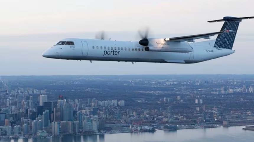 Flight to Toronto cancelled over child standing on seat: Porter Airlines 