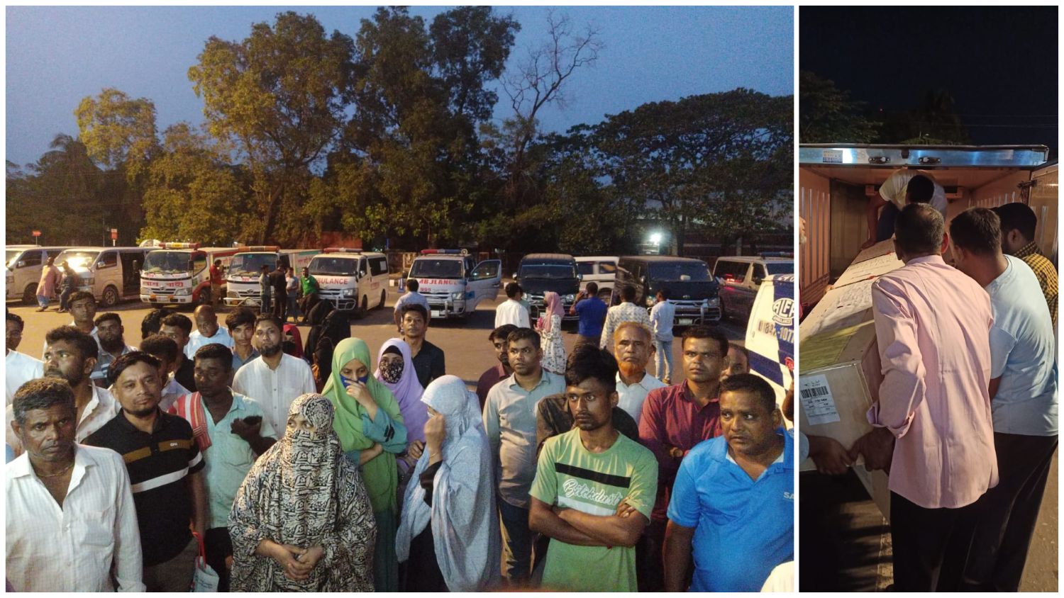 Bodies of 34 Bangladeshi expats repatriated from Kuwait, Malaysia and Libya