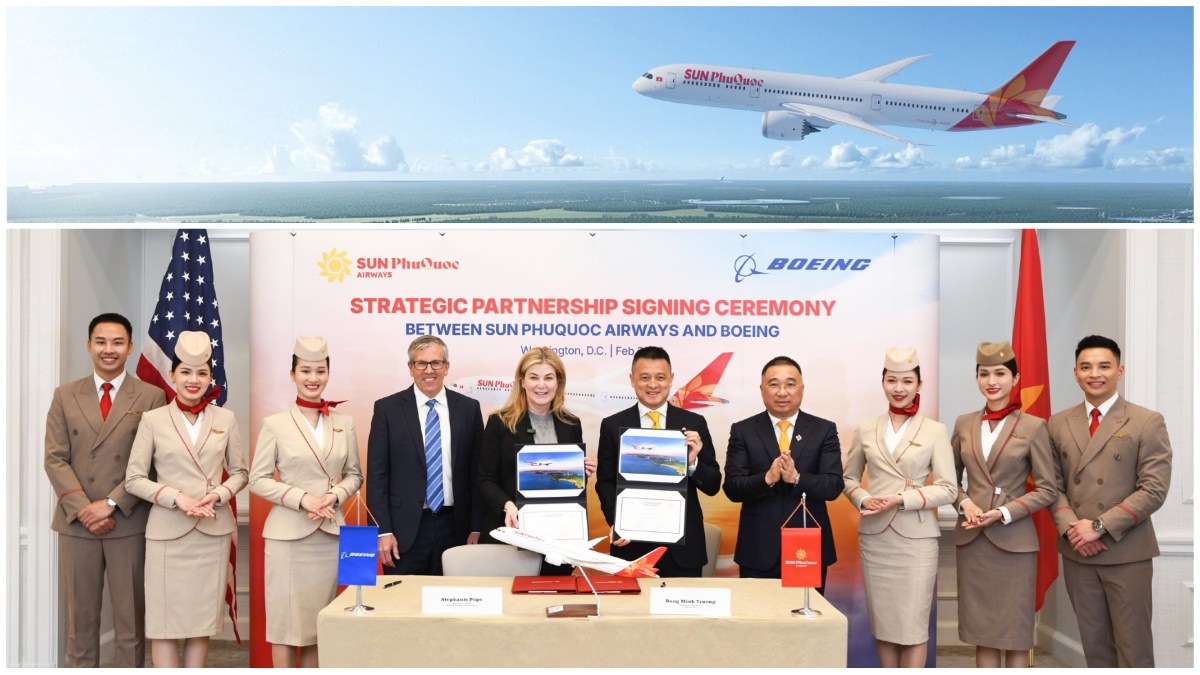 Sun PhuQuoc Airways orders up to 40 Boeing 787 Dreamliners in landmark Vietnam deal