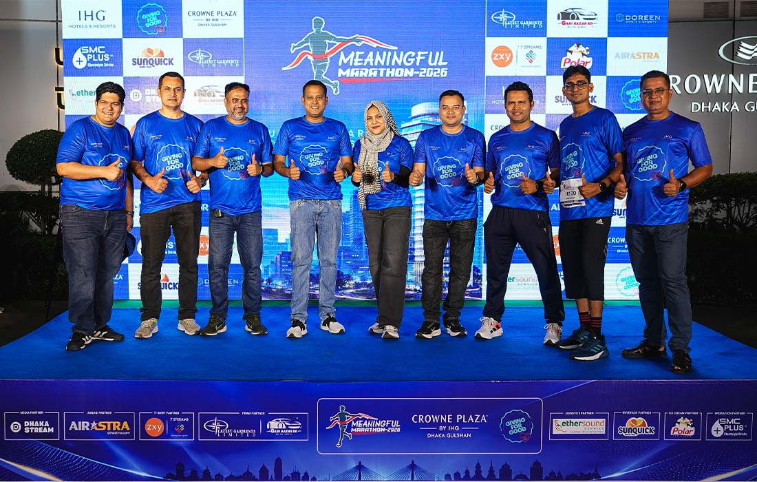 Crowne Plaza Dhaka Gulshan hosts "Meaningful Marathon 2.0" in support of vulnerable children