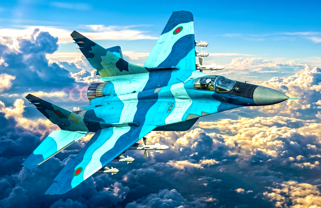 MiG-29 fighter jet tributes President, PM on Independence Day