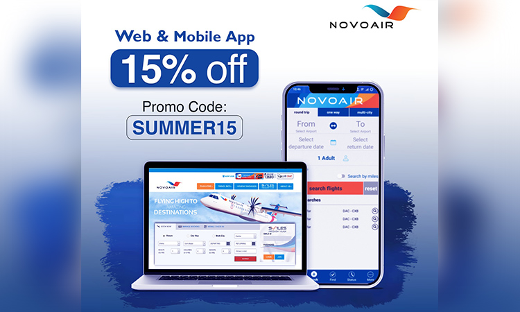 NOVOAIR launches summer discount and holiday packages