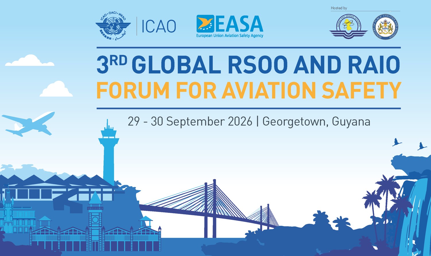 ICAO, EASA to hold aviation safety forum in Guyana in September