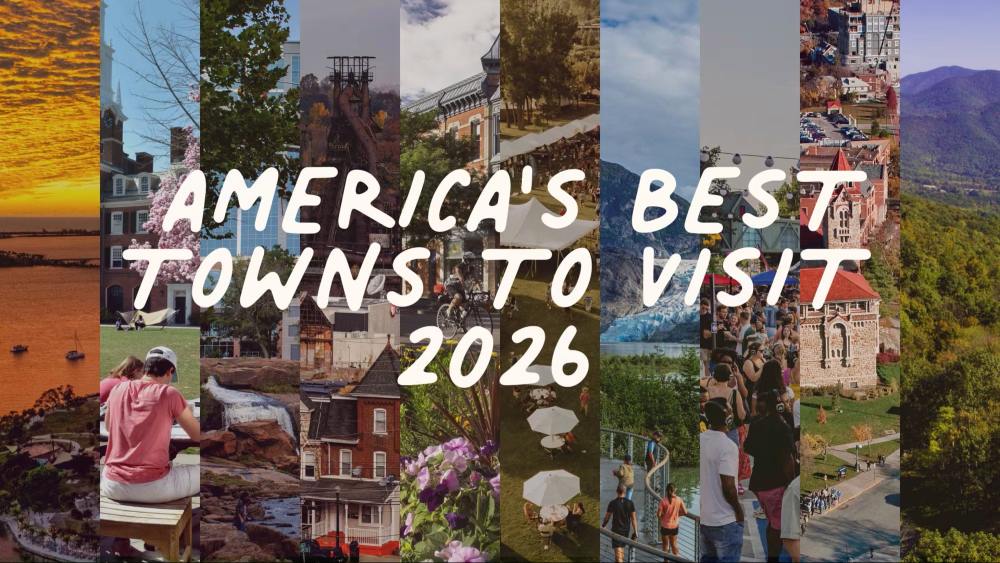 CNN Travel names America's best towns to visit for 2026
