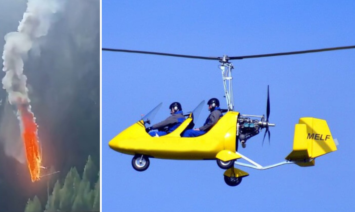 Two killed as Gyrocopter strikes cable line in Italy's Ossola Valley