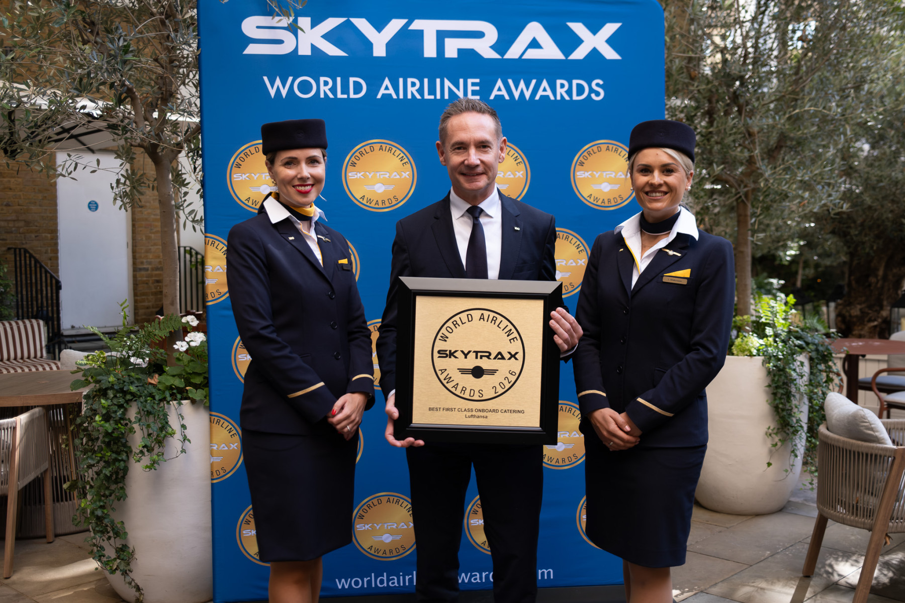 Lufthansa named world's best for First Class dining at Skytrax 2026