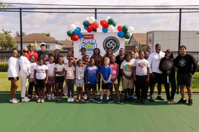 Emirates, USTA Foundation unveil new tennis courts for Miami gardens youth