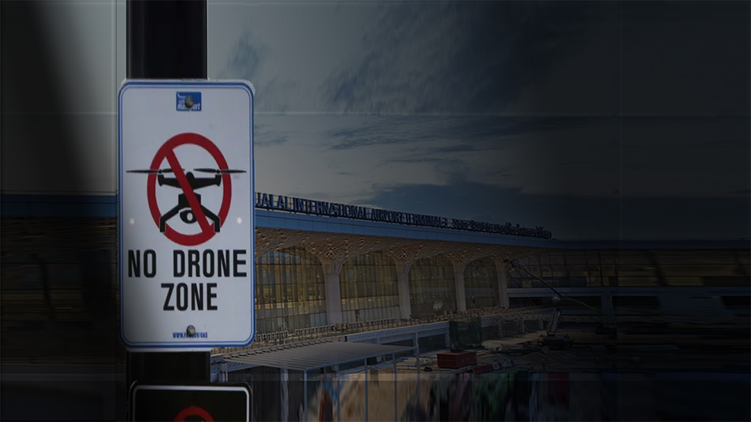Drone flying banned at all airports nationwide