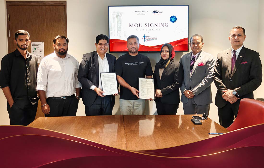Crowne Plaza Dhaka Gulshan partners with Gari Bazar BD for meaningful marathon