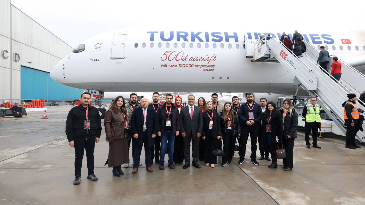 Turkish Airlines marks 500th aircraft with employee tribute livery