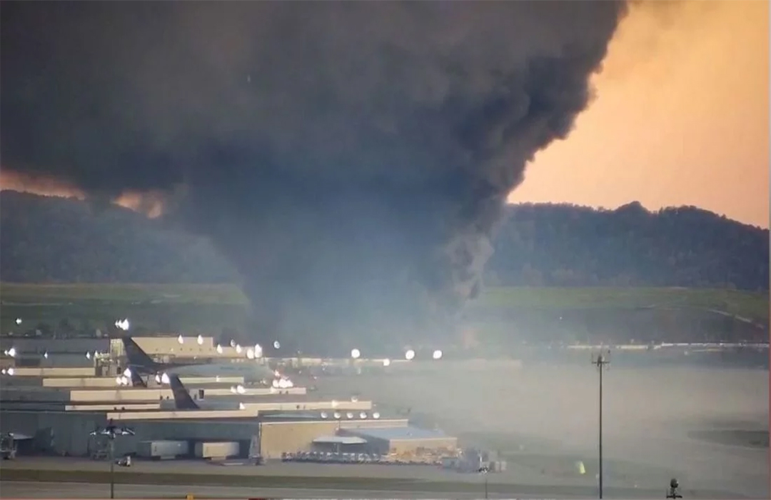 At least 7 dead after cargo plane crashes near US airport