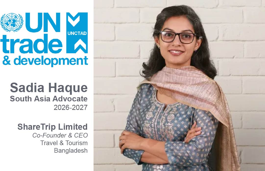 ShareTrip’s Sadia Haque becomes first Bangladeshi UN eTrade Advocate for South Asia