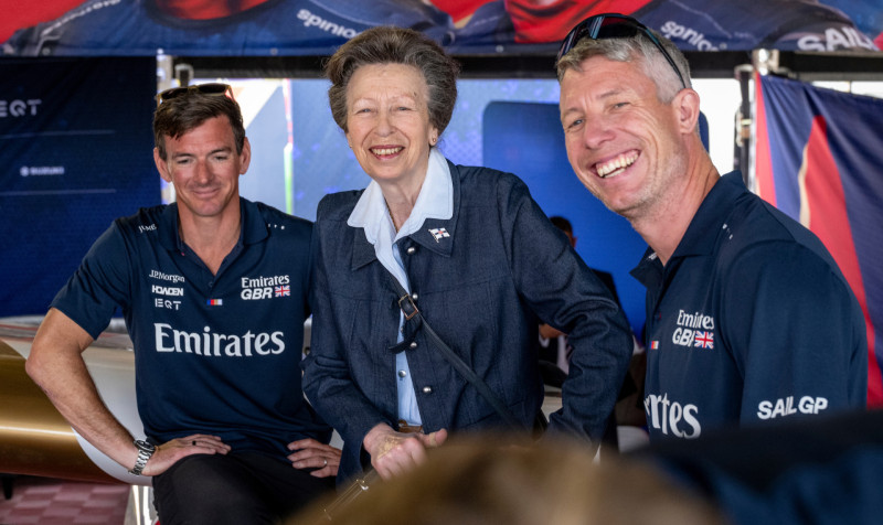 Princess Royal tours SailGP Tech Hub as Emirates' title sponsorship continues