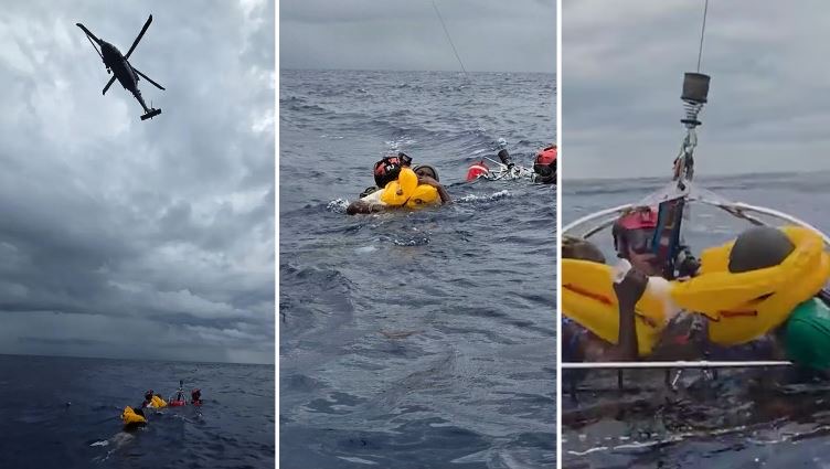 US rescues 11 small plane crash survivors after hours on raft