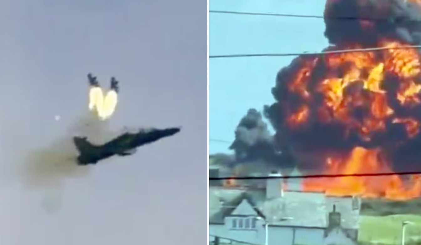 RAF pauses fighter jet training after two pilots eject from plane before crash