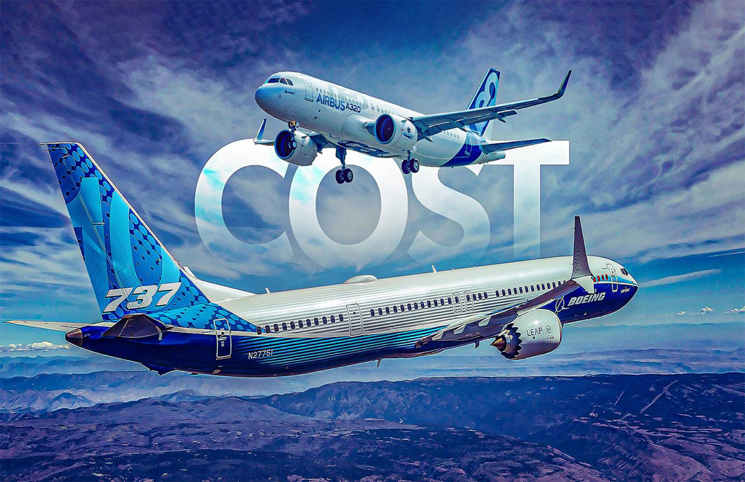 Does Boeing cost more than Airbus?