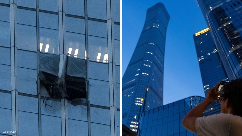 Small plane crashed into Beijing skyscraper: pilot killed, 13 injured