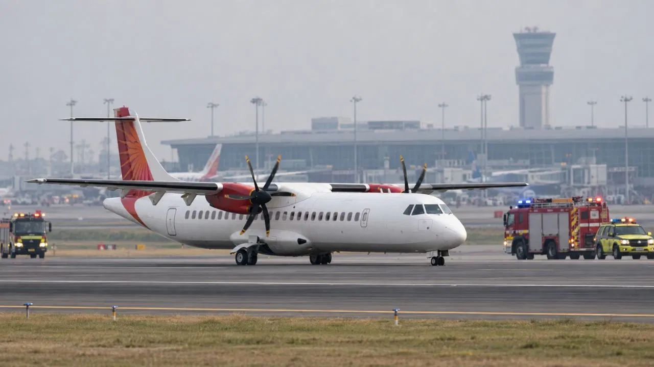 Alliance Air flight makes emergency landing at Delhi airport after engine failure