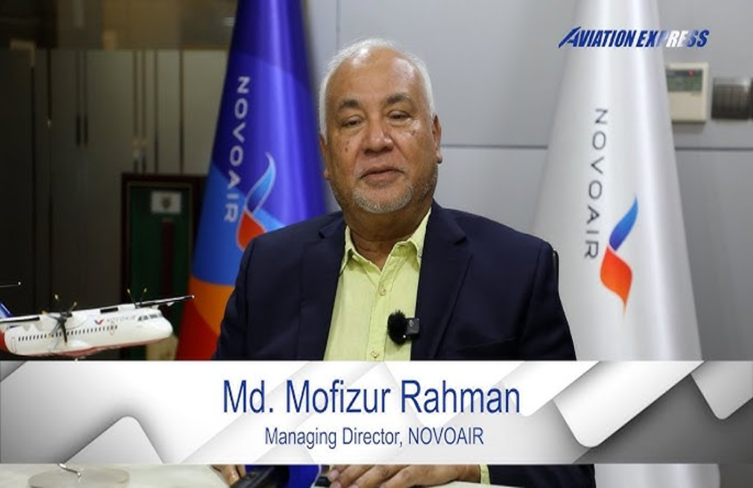 AVIATION EXPRESSS Best Wishes from Md. Mofizur Rahman, Managing Director, NOVOAIR